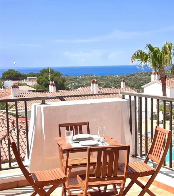 Atico Con Vistas Al Mar Cala Enporter Cala En Porter  Exteriör bild